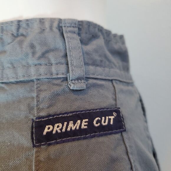 Vintage 80s Prime Cut Slate Blue Trousers - Picture 10 of 11